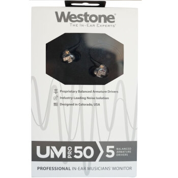15日0点： Westone 威士顿 NEW UM50 PRO 五单元动铁耳机入耳式 图5
