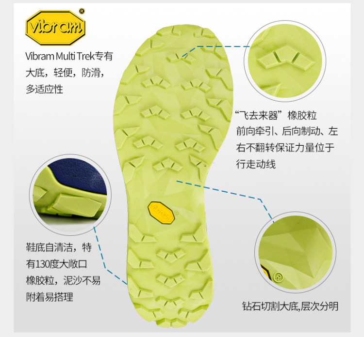 获奖款 达赫斯坦 超新星 3D一体针织+GTX防水+Vibram大底 男户外鞋 图3