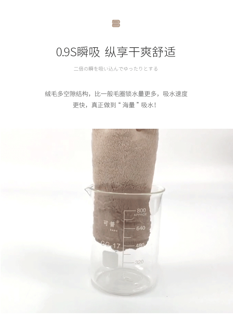 佳洁丽 纯棉吸水超柔大浴巾 图4