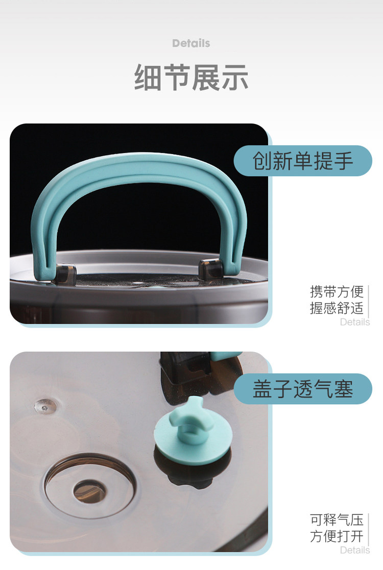 沃德百惠 家用密封保鲜碗5件套 图6