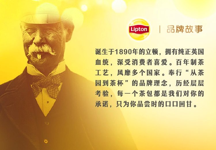 国际雨林联盟认证 立顿 茉莉花茶 100包 图1