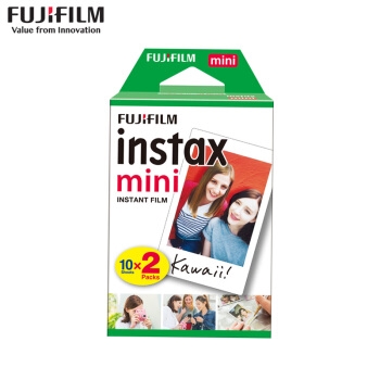 FUJIFILM 富士 INSTAX 一次成像相机 MINI相纸 白边 双包装 20张 图1
