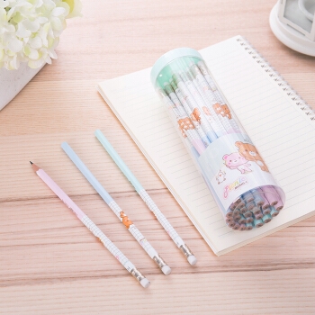 deli 得力 58133 卡通熊 皮头铅笔 HB 30支 *3件 +凑单品 图5