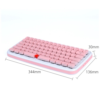 AJAZZ 黑爵 ZERO原点 RGB机械键盘 (BOX黑轴、樱花粉) 图3