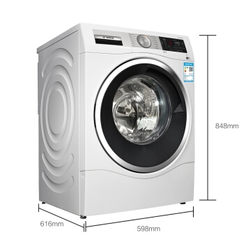 BOSCH 博世 XQG100-WAU28560HW 10公斤 变频 滚筒洗衣机 图3