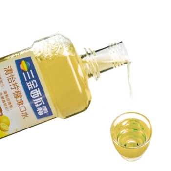 三金 西瓜霜漱口水 清怡柠檬 500ml *11件 图4