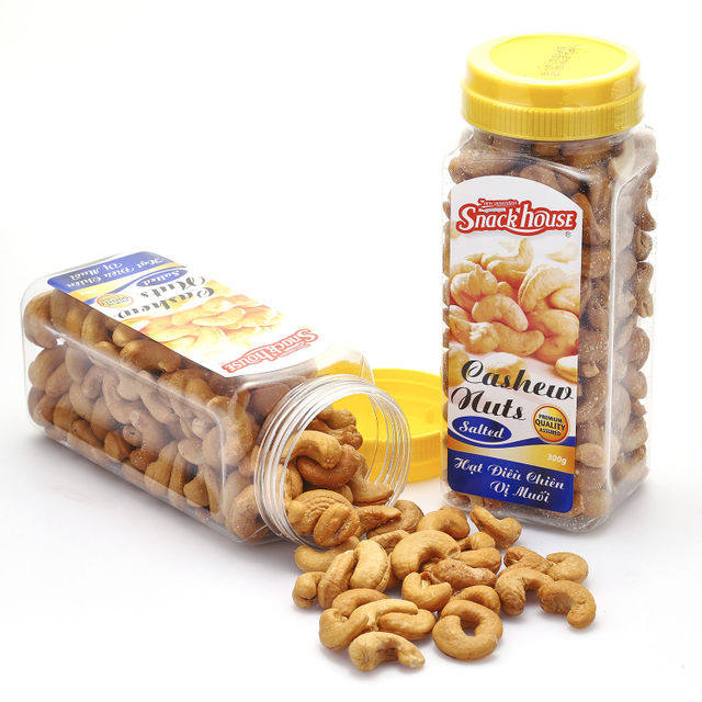 中粮直采 Snack house 越南进口盐焗腰果仁 300g罐装 图1