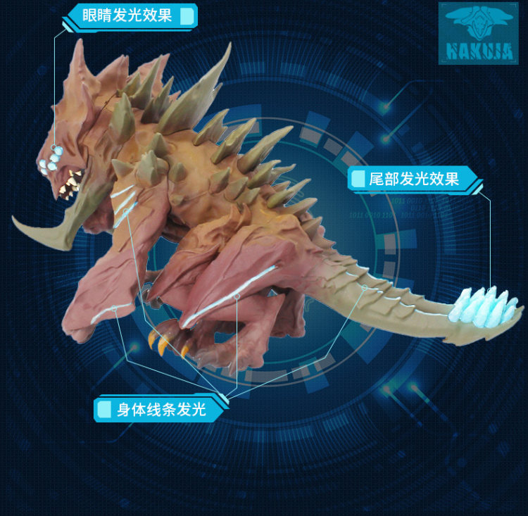 影家 环太平洋怪兽手办4英寸 图12