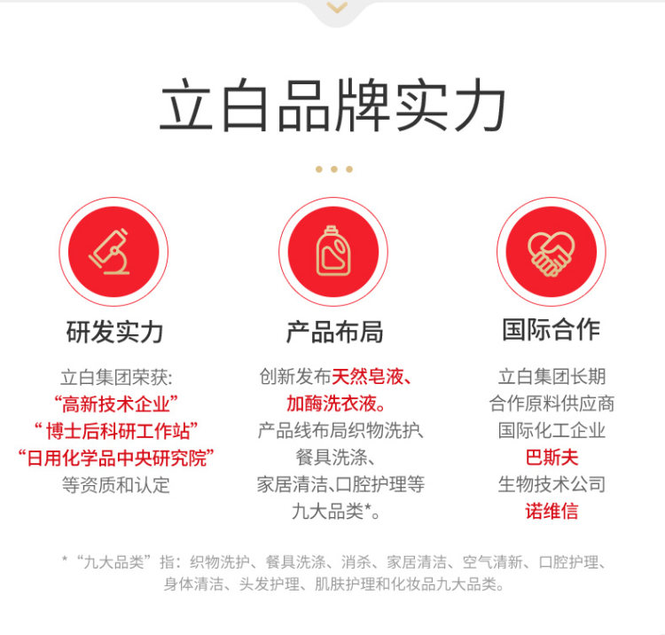 立白 清新柠檬洗洁精2瓶4斤 图8