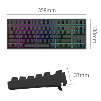 iKBC F-87 RGB 机械键盘 黑轴 图3