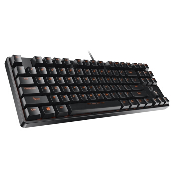 Dareu 达尔优 DK100-87Key 黑色版 机械键盘 达尔优轴 图1