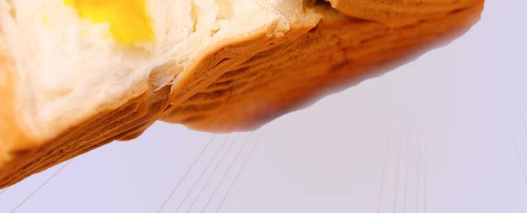网红食品 咸蛋黄 手撕金砖面包 图3