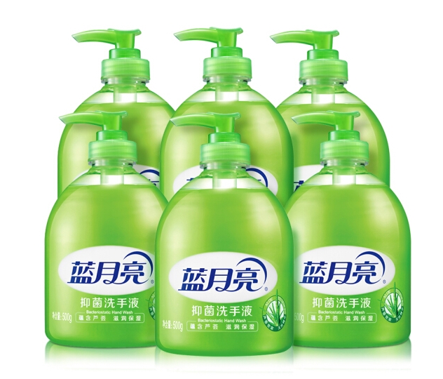 5日12点： 蓝月亮 芦荟抑菌洗手液 500g*6瓶 图4