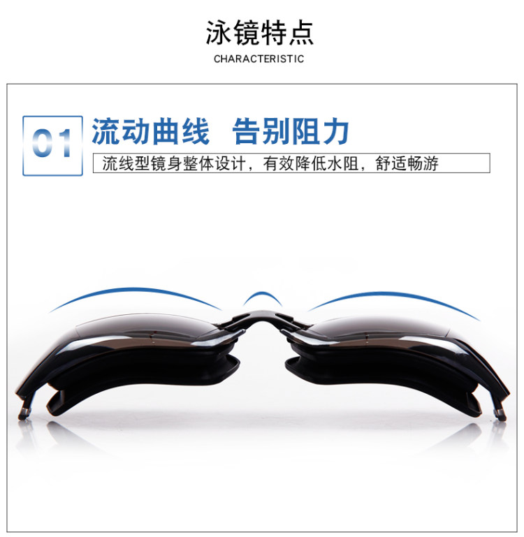 佑游 男士 防水速干仿鲨鱼皮泳裤套装 买过还不错 图8