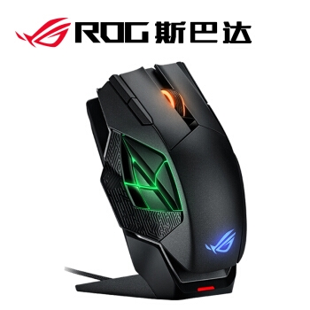 ASUS 华硕 ROG Spatha 双模电竞鼠标 图1