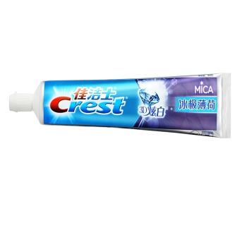 京东PLUS会员： Crest 佳洁士 3D炫白冰极薄荷牙膏 180g *2件 图2