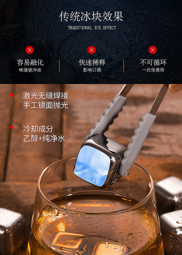 食品级304金属速冻球 4粒装 图4