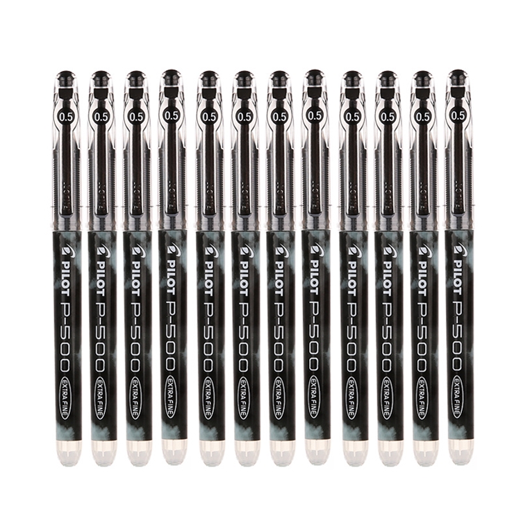 PILOT 百乐 P500 中性笔 0.5mm 黑色 5支 *3件 图5
