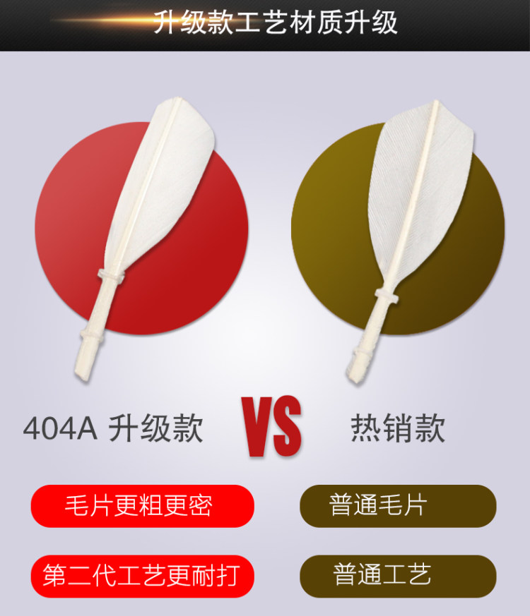 耐打王 鹅毛羽软木毛球12只装 图4