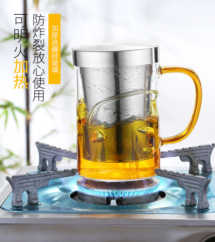 梵师 耐热玻璃泡茶杯 图10