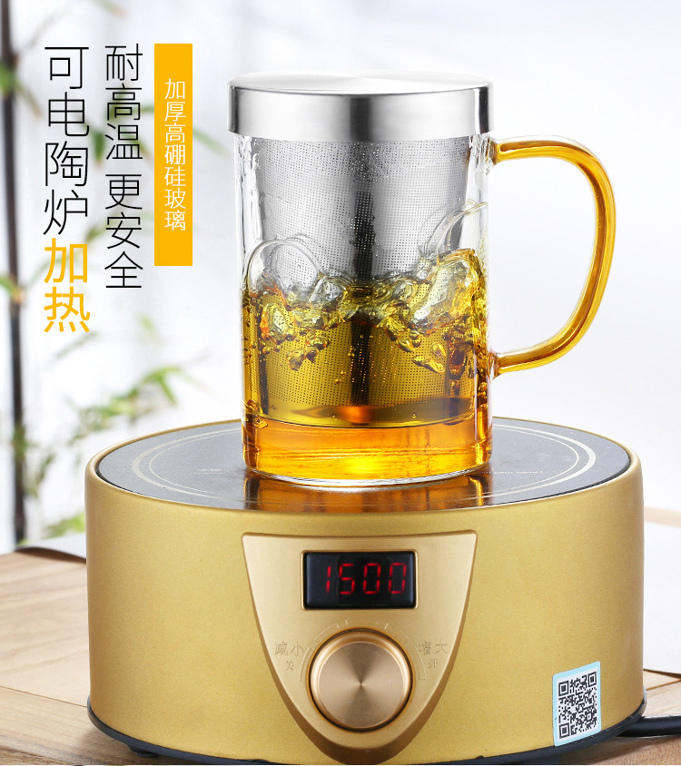 梵师 耐热玻璃泡茶杯 图9