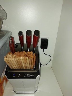万利达 紫外线杀菌/高温烘干/收纳 厨房多功能智能刀架 图2