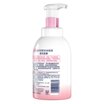 京东PLUS会员、有券的上： Dove 多芬 浓密沐浴泡泡 樱花甜香 400g *3件 图5