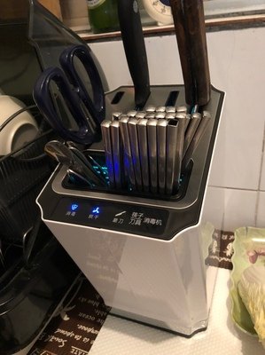 万利达 紫外线杀菌/高温烘干/收纳 厨房多功能智能刀架 图5