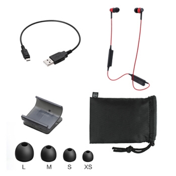 16日0点： audio-technica 铁三角 CKR35BT 蓝牙入耳式耳机 红色 图4