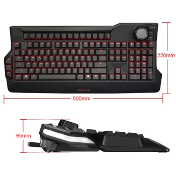 CHERRY 樱桃 MX BOARD 9.0 RGB机械键盘 黑色 青轴 图3