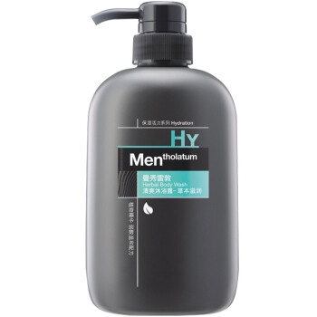 Mentholatum 曼秀雷敦 男士清爽沐浴露 草本滋润 500ml *10件 图1