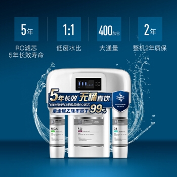 PHILIPS 飞利浦 Pro400 RO反渗透纯水机 400G 图2