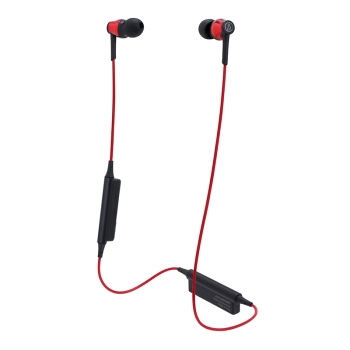 16日0点： audio-technica 铁三角 CKR35BT 蓝牙入耳式耳机 红色 图1