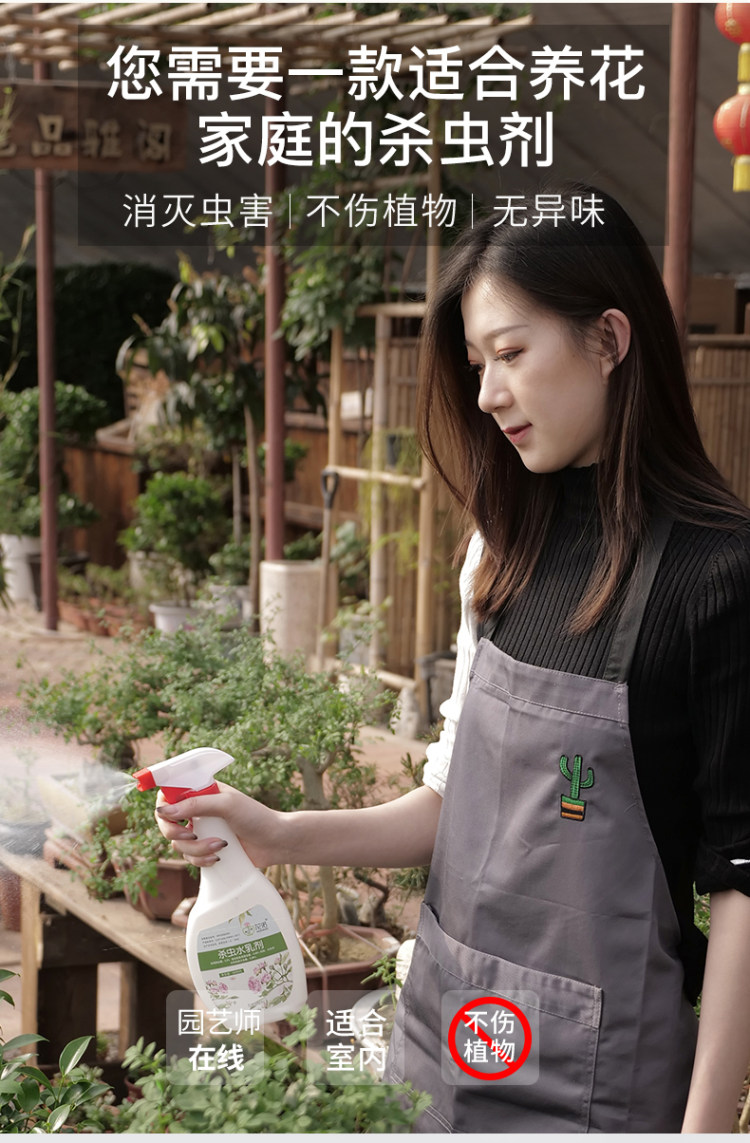 花卉花草除虫杀虫剂 送植物营养液 图2