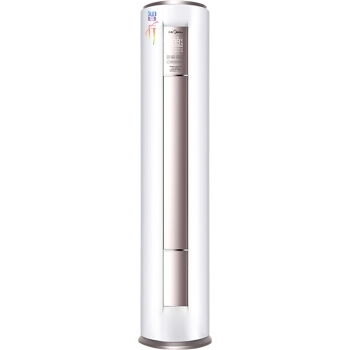 美的（Midea）2匹 智行 静音 圆柱立柜式 定速冷暖 客厅空调立式柜机 KFR-51LW/DY-YA400(D3) 图1