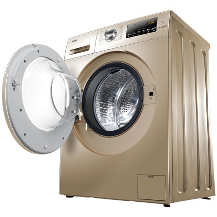 Haier 海尔 EG10014B39GU1 全自动变频滚筒洗衣机 10kg 金色 图5