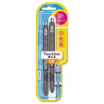 Paper Mate 缤乐美 P1 速干中性笔 0.5mm 黑色 2支装 图3