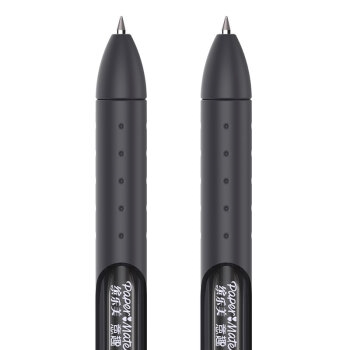 Paper Mate 缤乐美 P1 速干中性笔 0.5mm 黑色 2支装 图2