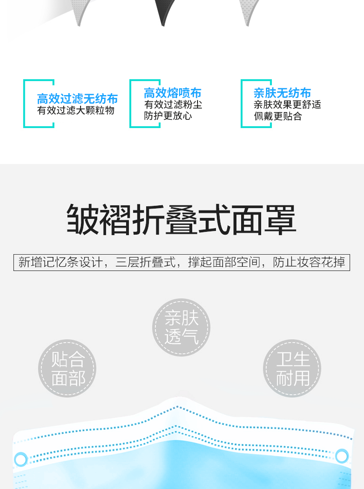 金香 一次性医用口罩 10片 图4