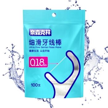 奈森克林 细滑牙线棒 100支 *13件 图1