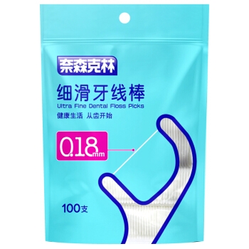 奈森克林 细滑牙线棒 100支 *13件 图3