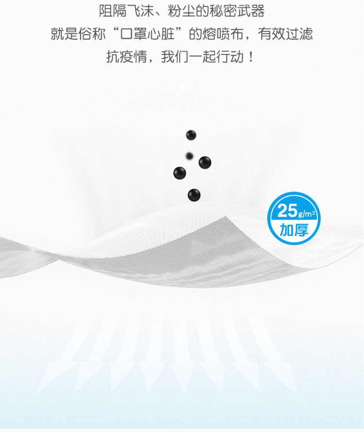 20只装 儿童一次性三层防护口罩 图6