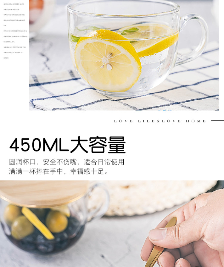 LLBL 玲珑玻璃 玻璃杯 450ml 2个 图5