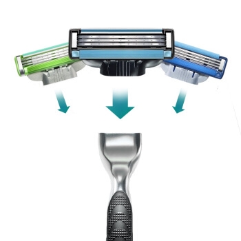 Gillette 吉列 锋速3经典剃须刀（1刀架1刀头+3刀头） +凑单品 图2
