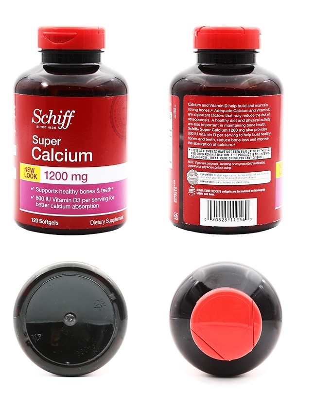 美国原产 Schiff 液体钙软胶囊 120粒*3瓶 比钙片更易吸收 图11