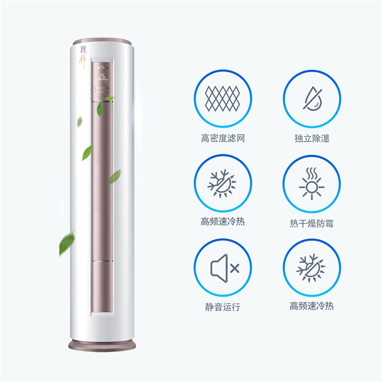 Midea 美的 KFR-51LW/DY-YA400(D3) 冷暖圆柱空调柜机 大2匹 图3