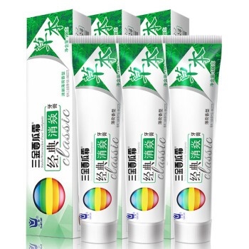 三金西瓜霜 草本消炎牙膏 100g*3支 *7件 图2