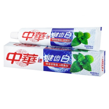 ZHONGHUA 中华 健齿白 牙膏 清新薄荷 200g *18件 图1