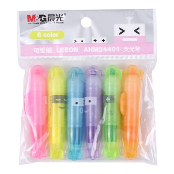 凑单品： M&G 晨光 AHM24401 可爱船系列 荧光笔 6色/包 图2