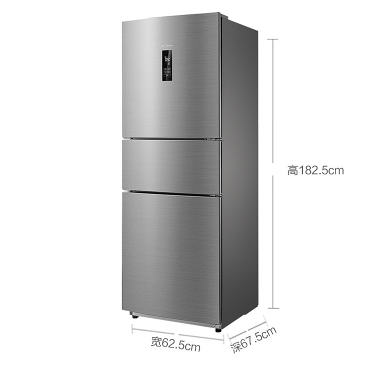 Midea 美的 BCD-258WTM(E) 三门冰箱 258升 图4